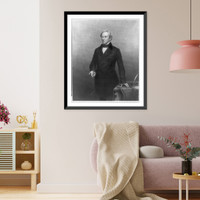 Edward Everett, 1794-1865, three-quarter length portrait, standing, facing left, Antique Wall Art