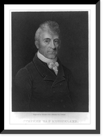 Stephen Van Rensselaer, 1764-1839, head-and-shoulders portrait, facing right, Vintage Wall Art