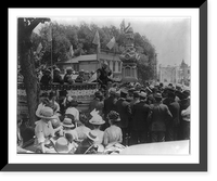 Job Elmer Hedges, 1862-1925, speaking on platform at political rally Classic, Antique Poster