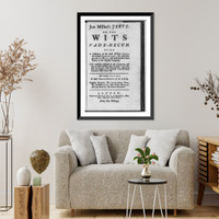 Historic Framed Print, Joe Millers Jests...,  17-7/8" x 21-7/8"