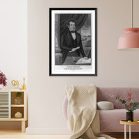 Historic Framed Print, Thomas Corwin: the peoples choice for twelfth President of the United States,  17-7/8" x 21-7/8"