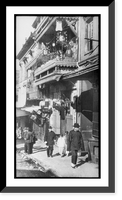 Lantern slide of Chinatown scene, ca. 1896, by Arnold Genthe - 11, Historic Print
