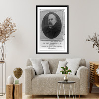 Historic Framed Print, [J.H. Poynting Professor of Physics in the Univ. of Birmingham",  bust portrait,  facing left]",  17-7/8" x 21-7/8"