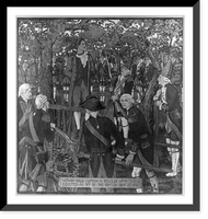 Historic Framed Print, [Nathan Hale, 1755-1826, his execution by British, September 22, 1776],  17-7/8" x 21-7/8"