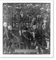 Historic Framed Print, [Nathan Hale, 1755-1826, his execution by British, September 22, 1776],  17-7/8" x 21-7/8"