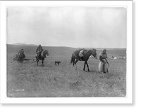 Historic Framed Print, The pipe-bearer. Atsina,  17-7/8" x 21-7/8"