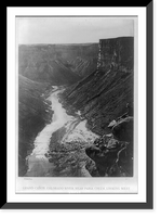 Historic Framed Print, Grand Ca&ntilde;on, Colorado River, near Paria Creek, looking west.W. Bell, phot.,  17-7/8" x 21-7/8"