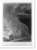 Historic Framed Print, Looking south into the Grand Ca&ntilde;on, Colorado River. Sheavwitz Crossing.W. Bell, phot.,  17-7/8" x 21-7/8"