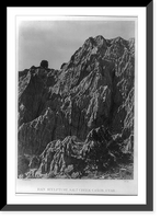 Historic Framed Print, Rain sculpture, Salt Creek Ca&ntilde;on, Utah.W. Bell, phot. - 2,  17-7/8" x 21-7/8"
