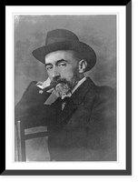 Historic Framed Print, [Jacinto Benevento, bust portrait, facing left],  17-7/8" x 21-7/8"