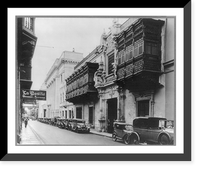 Historic Framed Print, [Peru - Lima - Torre Tagli Palace],  17-7/8" x 21-7/8"