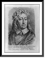 John Milton, 1608-1674, bust, facing right, wearing laurel crown, Historic Reproduction