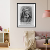 John Milton, 1608-1674, bust, facing right, wearing laurel crown, Historic Reproduction