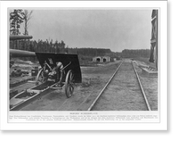 Artillery testing range for Bofors munitions co., Sweden Classic, Vintage Print