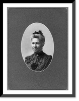 Historic Framed Print, [Christian A. Fleetwood, his wife Sarah Fleetwood, oval bust, facing left],  17-7/8" x 21-7/8"
