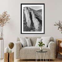 Historic Framed Print, Devils Slide, Utah.T.H. O'Sullivan, phot.,  17-7/8" x 21-7/8"