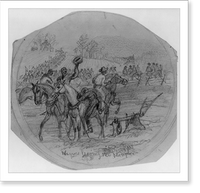 Historic Framed Print, Negroes leaving the plough,  17-7/8" x 21-7/8"