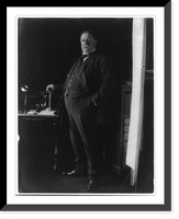 Historic Framed Print, [William Howard Taft, full length, standing, facing left],  17-7/8" x 21-7/8"