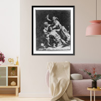 Peasants fighting, no. 1 Classic, Vintage Poster