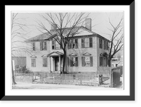 Home of Benedict Arnold in New Haven, Connecticut, built in 1771, Historic Reproduction