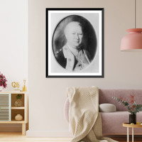 Historic Framed Print, [William Smallwood, 1732-1792, bust portrait, facing right],  17-7/8" x 21-7/8"