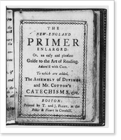 The New England Primer (Boston, 1779) title page, Antique Poster