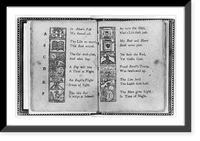 McGuffey's Eclectic Primer (Cincinnati, 1849), page from above, with illus. from A to M, Vintage Wall Art