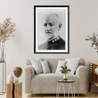 William Snowden Sims, 1858-1936, head-and-shoulders portrait, facing left Classic, Vintage Poster