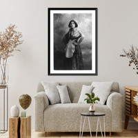 Historic Framed Print, [Rosa Ponselle, three-quarters length, standing, facing slightly left, as Santuzza in Cavalleria Rusticana],  17-7/8" x 21-7/8"