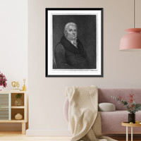 Jonathan Williams, 1750-1815, half-length portrait, facing right Classic, Antique Wall Art