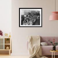 Historic Framed Print, Vacation school no. 1 - dinner to public school officials"",  17-7/8" x 21-7/8"