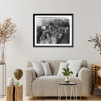 Historic Framed Print, Vacation school no. 1 - dinner to public school officials"",  17-7/8" x 21-7/8"