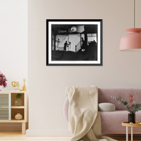 Motion picture still by Edison Co. A Comedy in black & white, scene 1"", Antique Wall Art