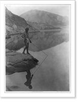 Historic Framed Print, Shores of Walker Lake. Paviotso,  17-7/8" x 21-7/8"