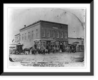 Michigan - Detroit - Street railways: Broadway & Jefferson, July 1890, Vintage Print