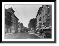 Historic Framed Print, [Ill. - Freeport - street scene],  17-7/8" x 21-7/8"