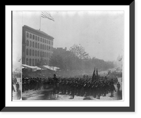 Historic Framed Print, [The Grand Review of the Union Army; looking across Pennsylvania Ave., Wash., D.C. May 23-24, 1865,  17-7/8" x 21-7/8"