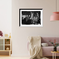 Historic Framed Print, New Years Greeting, Chinatown 1912,  17-7/8" x 21-7/8"