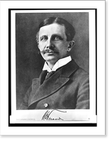 Bernhard Fernow, head-and-shoulders portrait, facing left Classic, Antique Poster