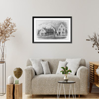 Vintage Building Photo - N.Y.C. - Old Ferry house in, 1700