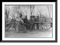 Gen. Villa's blacksmithing and repair crew Classic, Antique Print