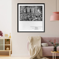 The first public reading of the Declaration of Independence, Vintage Poster