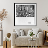 The first public reading of the Declaration of Independence, Vintage Poster