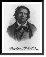Historic Framed Print, [Theodore Dwight Weld, 1803-1895, bust portrait, facing slightly left],  17-7/8" x 21-7/8"