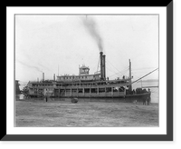 Historic Framed Print, [Steamboat TELL CITY at levee],  17-7/8" x 21-7/8"