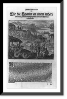 Historic Framed Print, [How the Spanish were welcomed by the Indians],  17-7/8" x 21-7/8"