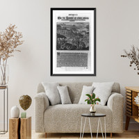 Historic Framed Print, [How the Spanish were welcomed by the Indians],  17-7/8" x 21-7/8"
