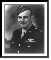 Historic Framed Print, [James Harold Doolittle, 1896- ; head and shoulders, facing left, as Major General, 1943],  17-7/8" x 21-7/8"