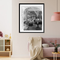 Historic Framed Print, [Centennial Exhibition, Phila. 1876]: Machinery Hall, Russian Sect. no. 3304,  17-7/8" x 21-7/8"