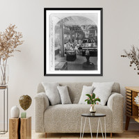 Historic Framed Print, [Centennial Exhibition, Phila. 1876]: Machinery Hall, Russian Sect. no. 3304,  17-7/8" x 21-7/8"